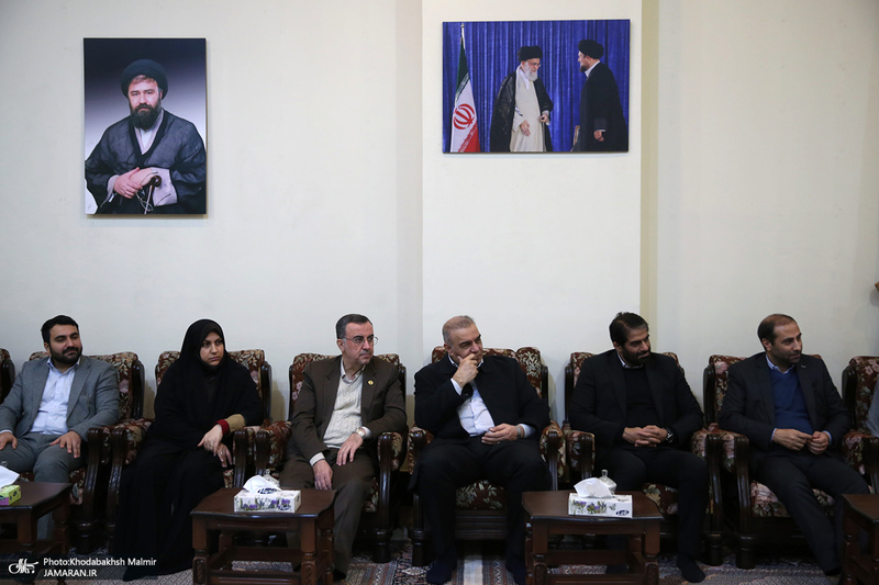 دیدار وزیر و مدیران ارشد وزارت نیرو با سید حسن خمینی