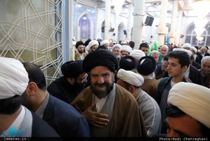 مراسم هفتمین روز درگذشت آیت الله ابن الرضا(ره) در مسجد اعظم قم