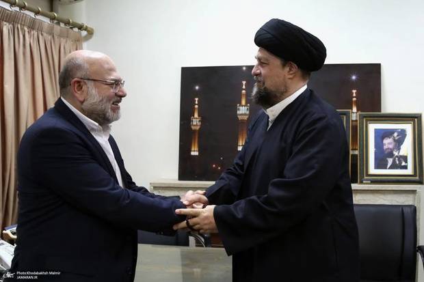 مدیر الشؤون الدولیة للجماعة الإسلامیة فی باکستان یلتقی السید حسن الخمینی فی طهران