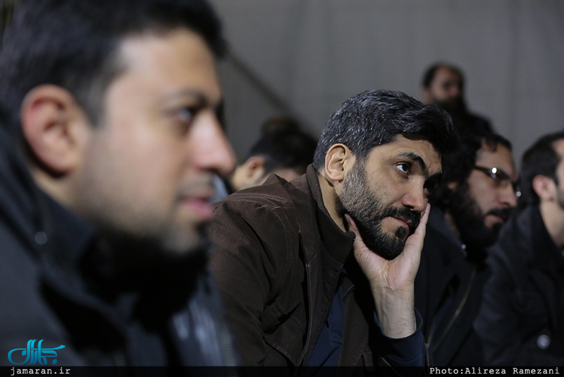 مراسم عزاداری شب بیست و هشتم صفر در محضر استاد امجد