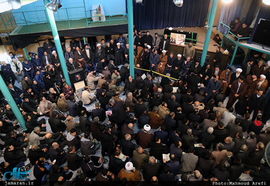 مراسم وداع با پیکر آیت الله هاشمی رفسنجانی(ره) در حسینیه جماران-9