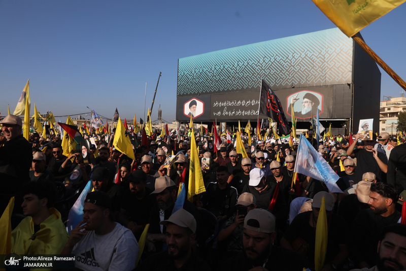 مراسم اولین سالگرد شهادت سید حسن نصرالله-1