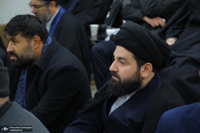 عزاداری شهادت حضرت فاطمه (س) در بیت آیت الله دوستی زنجانی‎