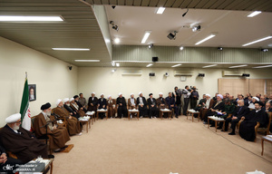 دیدار اعضای کنگره بزرگداشت شهدای استان قزوین با رهبر معظم انقلاب