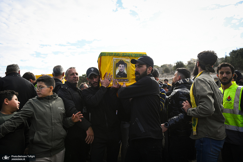 اختصاصی جماران؛ تشییع 40 شهید شهرک مجدل سلم در جنوب لبنان