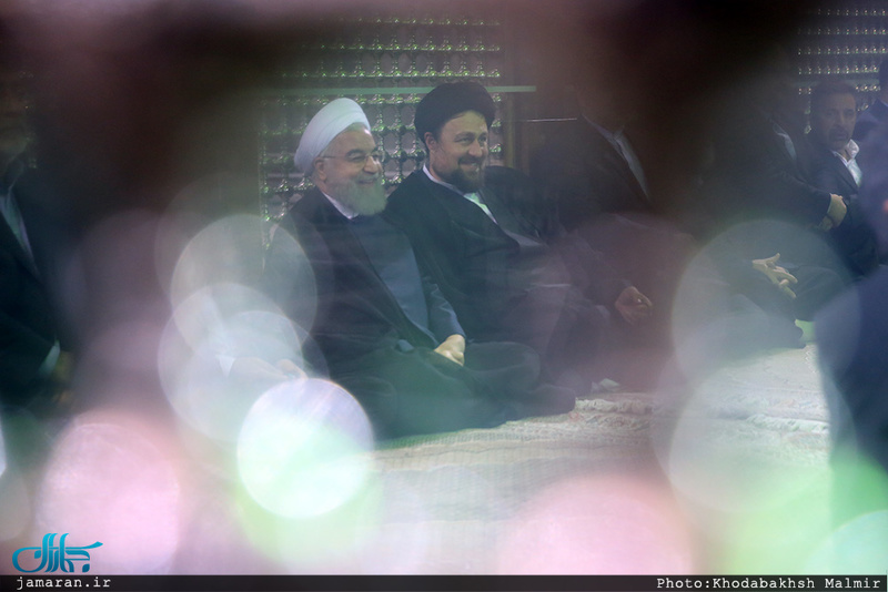 تجدید میثاق رئیس جمهور و هیات دولت با آرمان حضرت امام(س) 