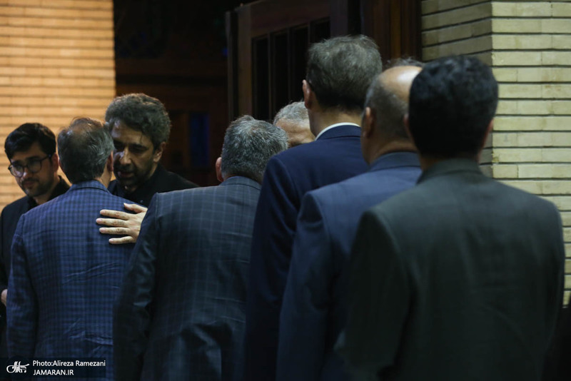 مراسم ختم مادر مهدی طباطبایی