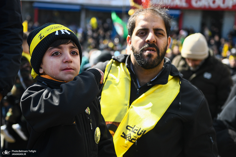  تصاویر اختصاصی جماران از متن و حاشیه مراسم تشییع شهیدان سید حسن نصرالله و سید هاشم صفی الدین -2