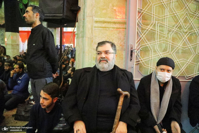 مراسم عزاداری ایام فاطمیه در مسجد اعظم قم‎‎