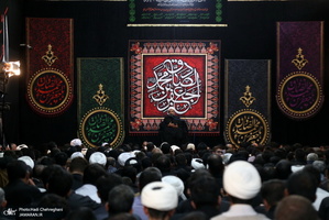 دسته عزای شهادت امام صادق(ع) با حضور آیت الله العظمی وحید خراسانی
