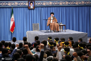 دیدار هزاران نفر از دانشجویان و دانش‌آموزان با رهبر معظم انقلاب