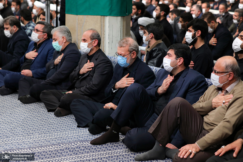 اولین شب مراسم عزاداری حضرت فاطمه‌ زهرا (س) در حسینیه امام خمینی