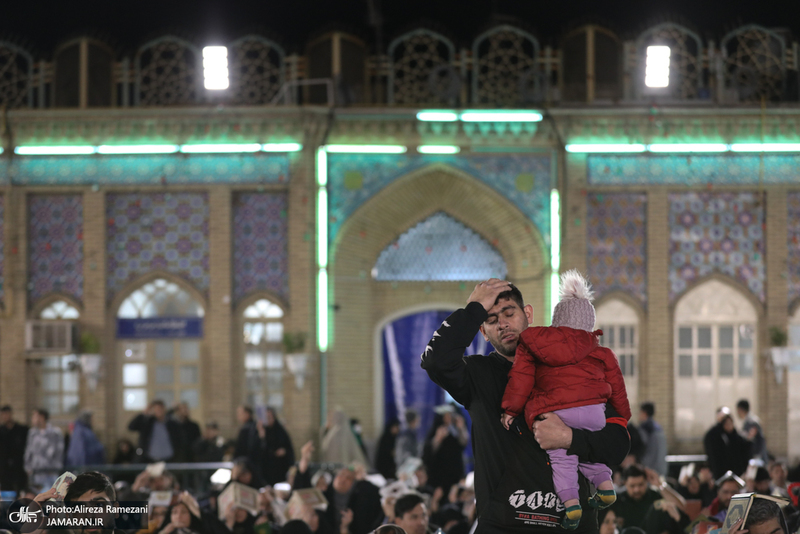 مراسم شب بیست و یکم ماه مبارک رمضان در حرم حضرت عبدالعظیم حسنی (س)