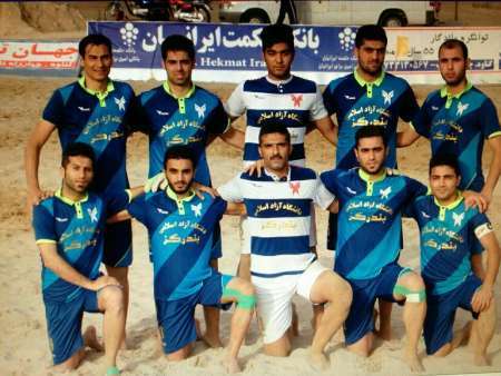 لیگ برتر فوتبال ساحلی ملوان بندرگز یاران نجف آباد را گلباران کرد