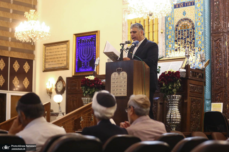 مراسم ادای احترام جامعه کلیمیان به مقام شامخ حضرت امام خمینی (س)