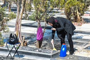 آخرین پنجشنبه سال در بهشت زهرا (س) تهران