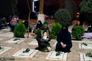 احیای شب نوزدهم ماه رمضان در گلزار شهدای بهشت زهرا (س)