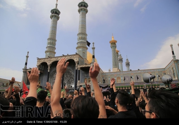 قم در سالروز شهادت امام سجاد(ع) به سوگ نشست