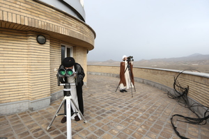 استهلال ماه شوال در رصدخانه امام علی (ع) قم‎