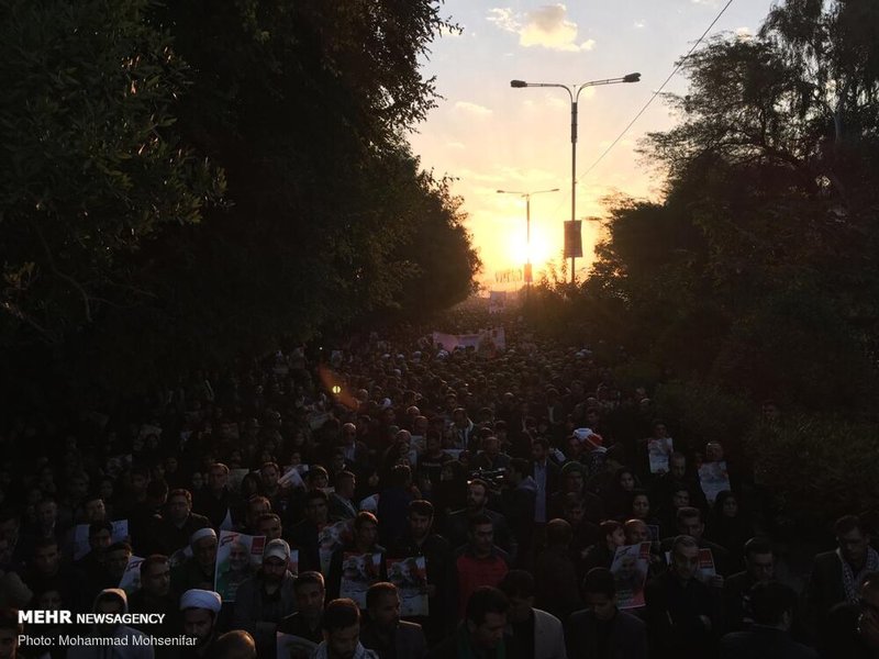  تشییع باشکوه پیکر مطهر شهید حاج قاسم سلیمانی در اهواز 