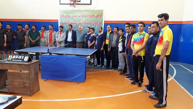 تیم رفسنجان قهرمان مسابقات تنیس روی میز دانشگاههای منطقه هشت کشور شد