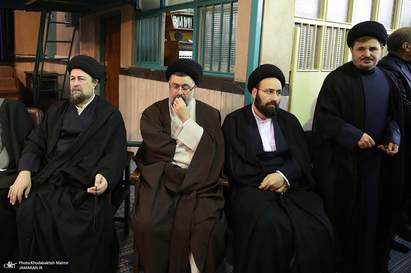 مراسم تشییع آیت الله سید مهدی امام جمارانی (ره) از حسنیه جماران