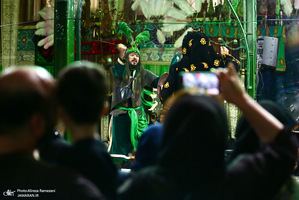 مراسم روز تاسوعاى حسينی در تکیه بزرگ تجریش