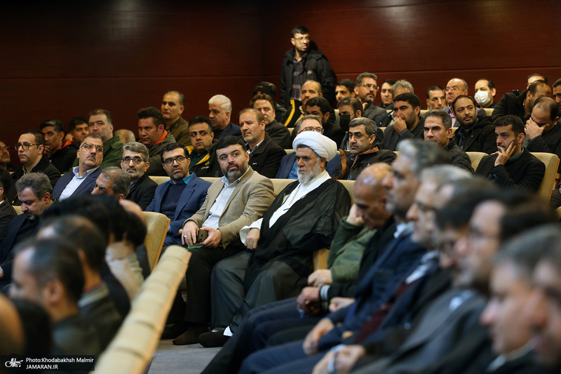 دیدار رئیس، مدیران و جمعی از کارکنان کمیته امداد امام خمینی (ره) با سید حسن خمینی