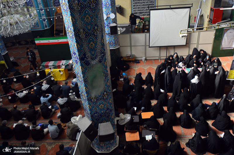 مراسم تشییع و تدفین 2 شهید گمنام در دانشگاه آزاد تهران جنوب