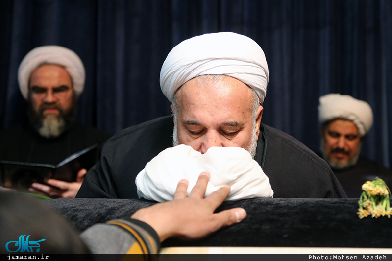  مراسم وداع با پیکر آیت الله هاشمی رفسنجانی(ره) در حسینیه جماران