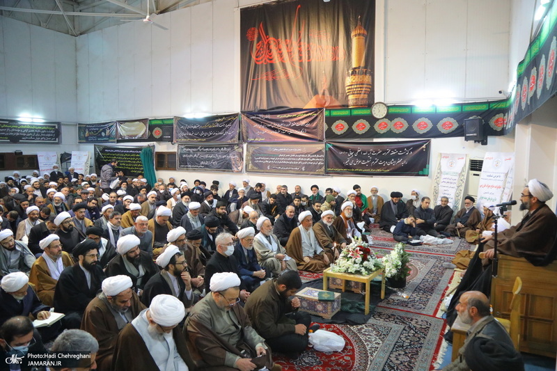 مراسم ختم همسر آیت الله العظمی سبحانی در قم