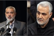 پیام تسلیت رهبر حماس برای درگذشت پدر سردار سلیمانی