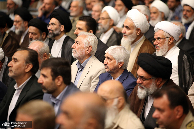 دیدار مسئولان نظام و مهمانان کنفرانس وحدت اسلامی با رهبر معظم انقلاب