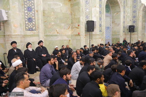 مراسم عزاداری سالروز شهادت امام جعفر صادق (ع) در مسجد اعظم قم
