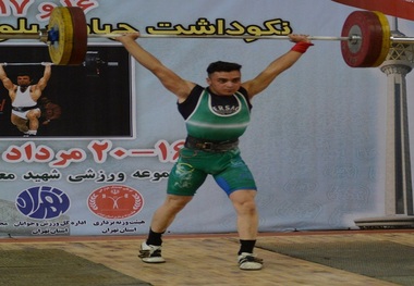 وزنه بردار رفسنجانی قهرمان مسابقات نوجوانان کشور شد