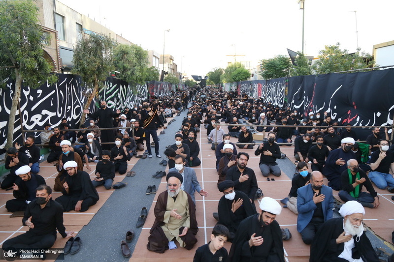 مراسم عزاداری شهادت حضرت امام علی(ع) با حضور آیت الله العظمی وحید خراسانی