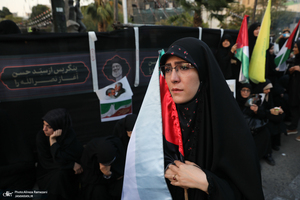 اجتماع دختران انقلاب در حمایت از جبهه مقاومت