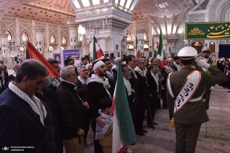 تجدید میثاق خانه ایثارگران با آرمان های امام خمینی (س)