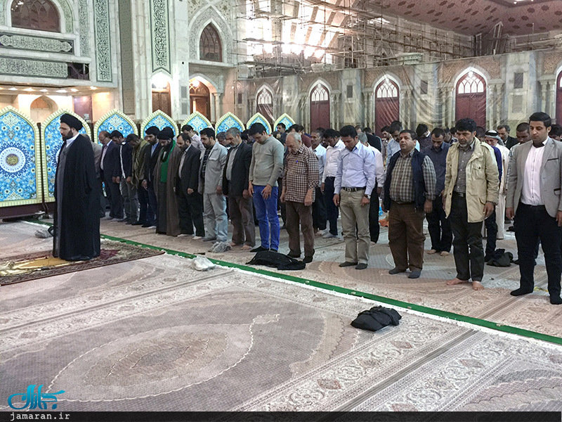 اقامه نماز شب عید سعید مبعث توسط حجت الاسلام والمسلمین سیدعلی خمینی در حرم امام راحل(س)‎