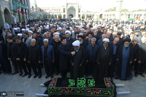 مراسم تشییع آیت الله موسوی تبریزی (ره)