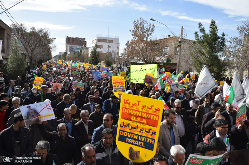 راهپیمایی باشکوه 22 بهمن در کرمان
