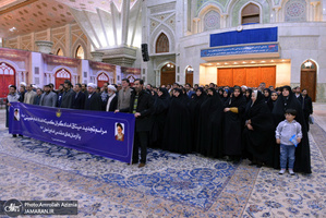 تجدید میثاق رئیس و امدادگران کمیته امداد امام خمینی(س) با آرمان های بنیانگذار جمهوری اسلامی ایران