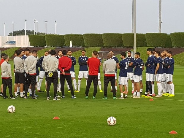 جلسه کی‌روش با بازیکنان و حضور قلی‌زاده در تمرین تیم ملی+عکس
