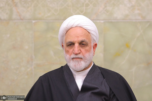 مراسم بزرگداشت شهیدان «علی رازینی» و «محمد مقیسه» در مسجد اعظم قم‎ - محسنی اژه ای