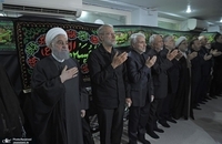 آخرین روز مراسم عزاداری حضرت عبدالله الحسین(ع) در دفتر حسن روحانی (4)