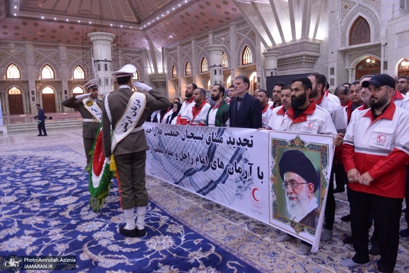 تجدید میثاق اعضای بسیج هلال احمر با آرمان های حضرت امام خمینی (9)