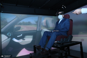 مراسم خروج پراید از خط تولید با حضور رئیس دفتر رئیس جمهوری