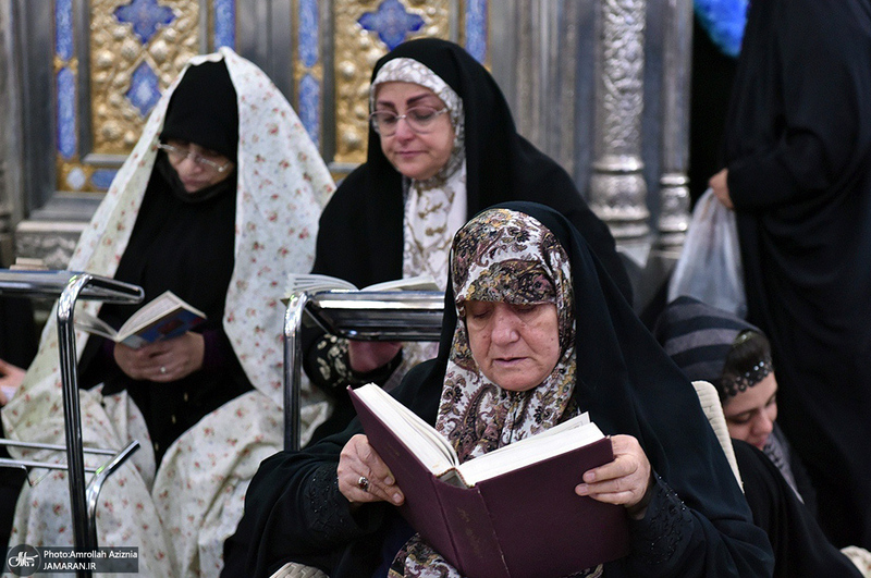 مراسم دعای عرفه در حرم مطهر امام خمینی (س)