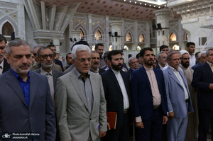 تجدید میثاق مسئولان و فعالان موسسات و تشکل های مردمی قرآن و عترت سراسر کشور با آرمان های حضرت امام(س)