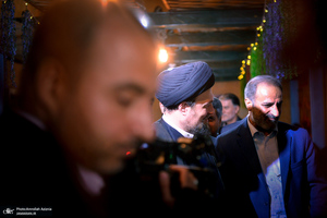 آیین افتتاح کافه کتاب کانون فرهنگی-تربیتی آفتاب با حضور سید حسن خمینی